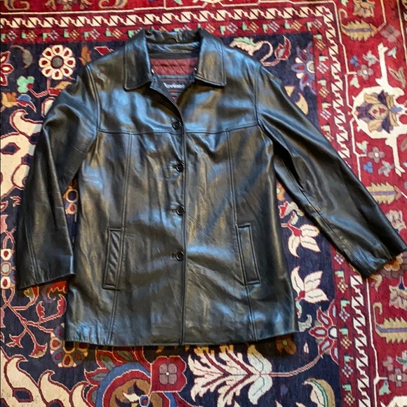 Vintage thinsulate lined lamb skin jacket w L - Picture 3 of 12